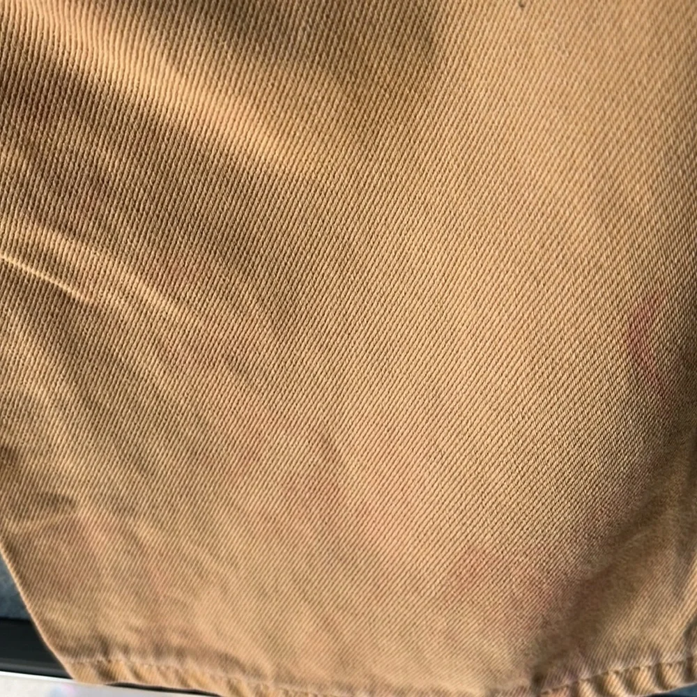 Monki EU brand jeans, women size 12, yellowish tan color, unfortunate st… - Picture 7 of 12